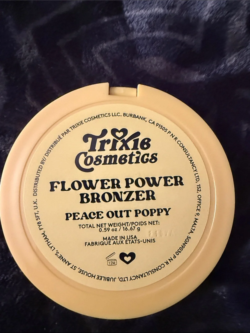 Flower Power Bronzer Trio in Bright Yellow Daisy Packaging